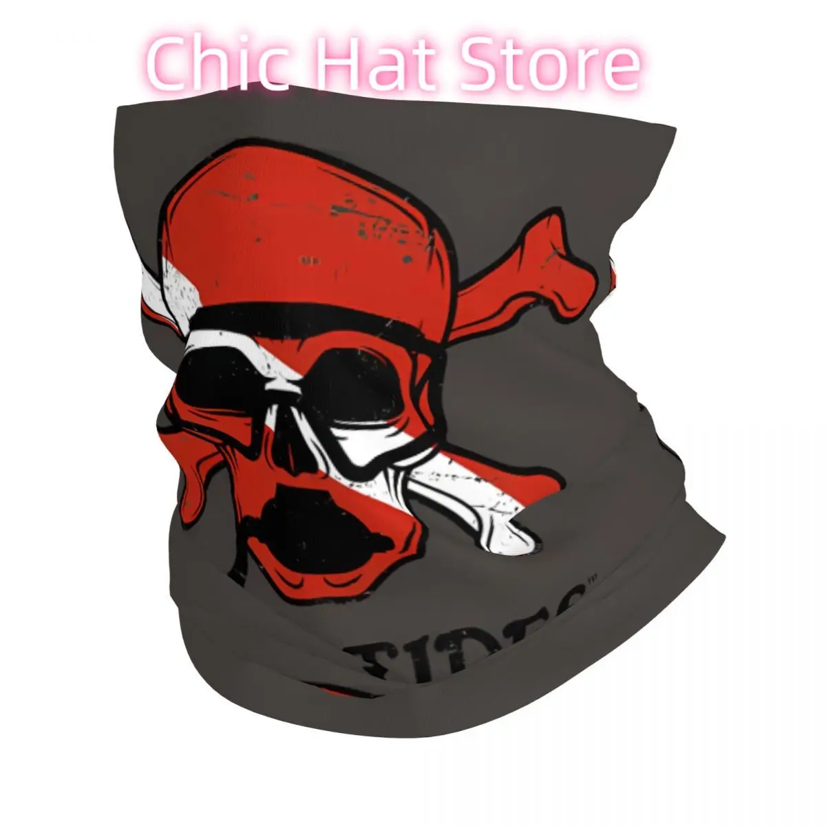 Deep Diving Helmet Scarf Neckerchief Neck Face Mask Polyester