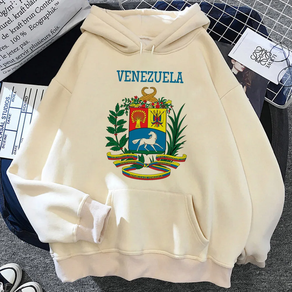 

Venezuela hoodie winter patterned youthful printed design trendy athleisure teen tracksuits pullover winter Y2K patterned