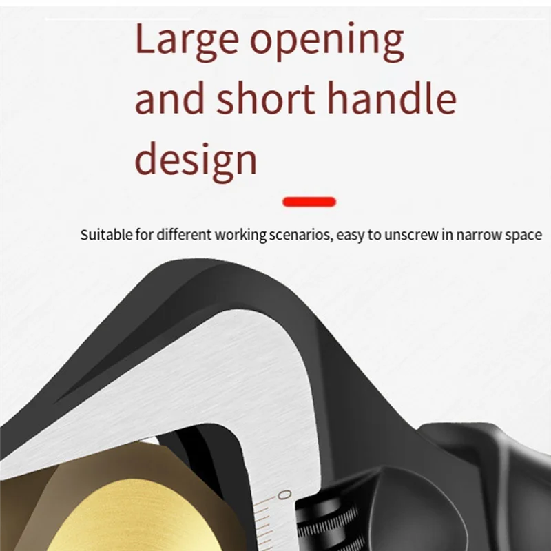 

AT51-Adjustable Wrench 8 Inch Universal Spanner Bathroom Wrench Stainless Steel Wrench Household Open Plumbing Repair Tool