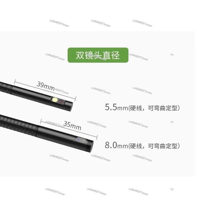 Manual Bending Fixed Camera, Hard Wire HD Camera, Diameter 8mm, 8.2mm, 5.5mm, 3.5mm