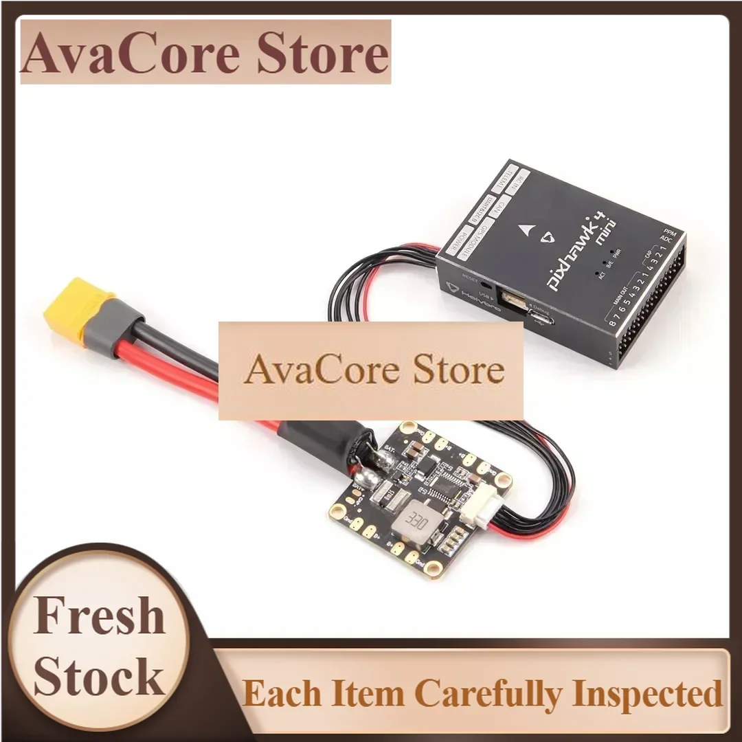 AvaCorePM06 V2 14S Power Module 2S-14S Input voltage 60A Rated Current For Pixhawk 4 Pixhawk 4 Mini Durandal Pix32 RC FPV Drone