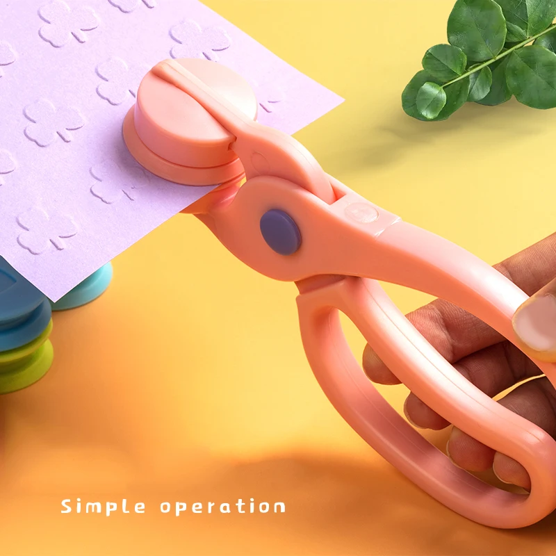 Fancy DIY Hand Tool Paper Embossing Machine Craft Embosser for Paper Scrapbooking School Baby Gift