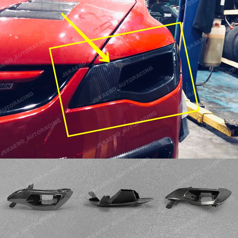 

For Honda Civic FD2 LHS Front Headlight Intake Duct 1PCS Carbon fiber