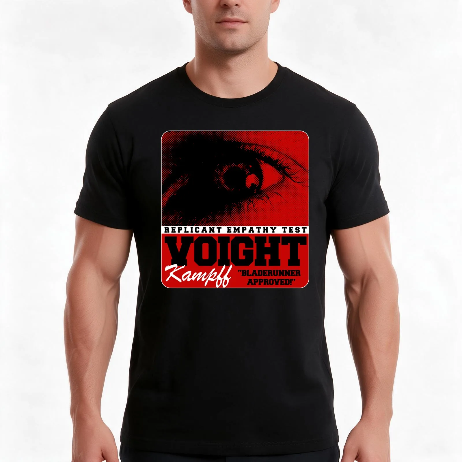 Voigt Kampff Replicant Empathy Test T-Shirt Summer Casual Cotton Tee Oversized Streetwear Tops Vintage Graphic Print
