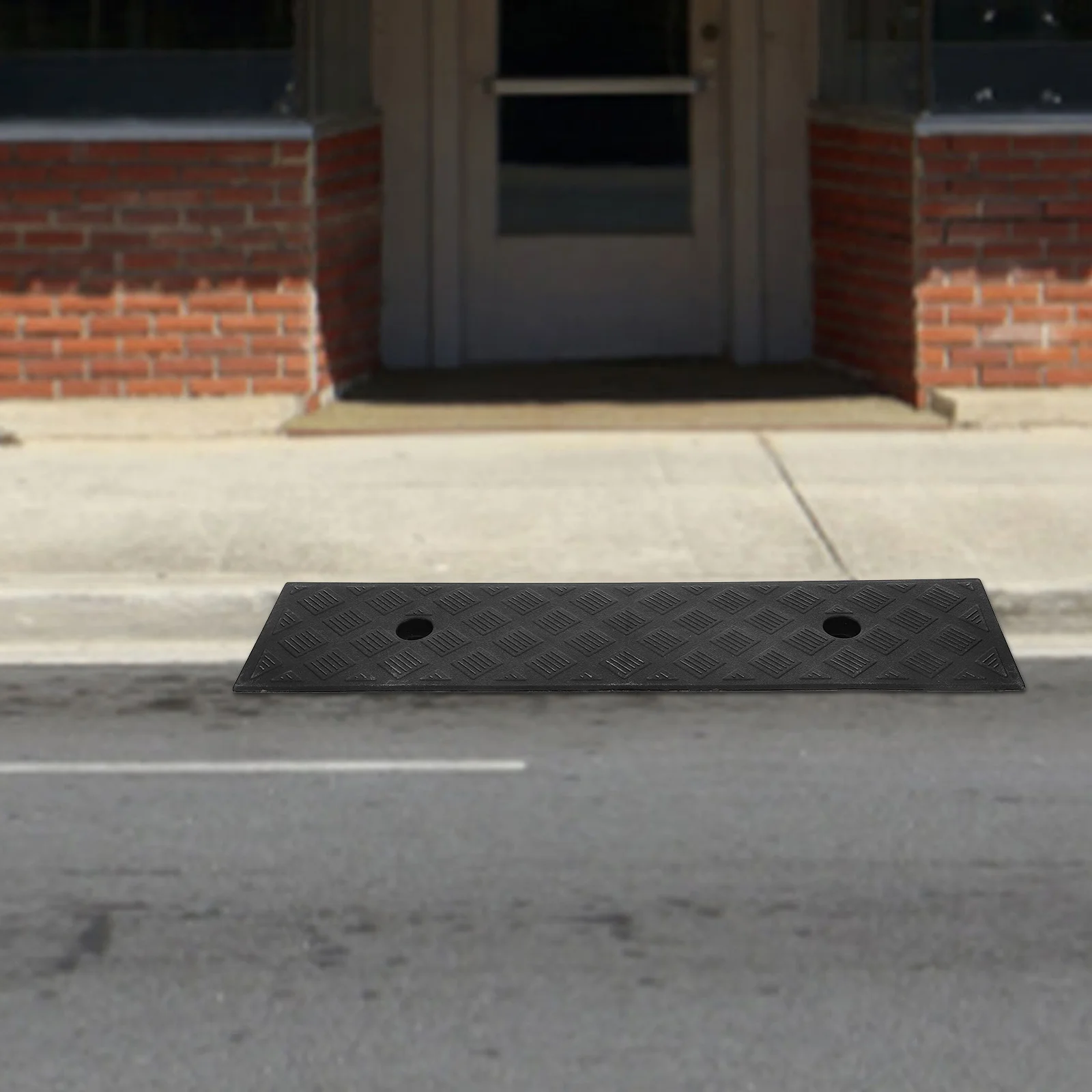 2PCS Step Mat Ramp Ramp for Home Doorway Skating Scooter AntiSlip Durable Plastic MultiFunctional