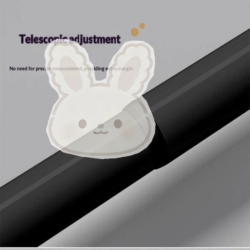 Telescopic Support Rod No Drill Adjustable Heavy Duty Extendable Tension Pole for Shower Curtain Bedroom Doorway Kitchen Storag