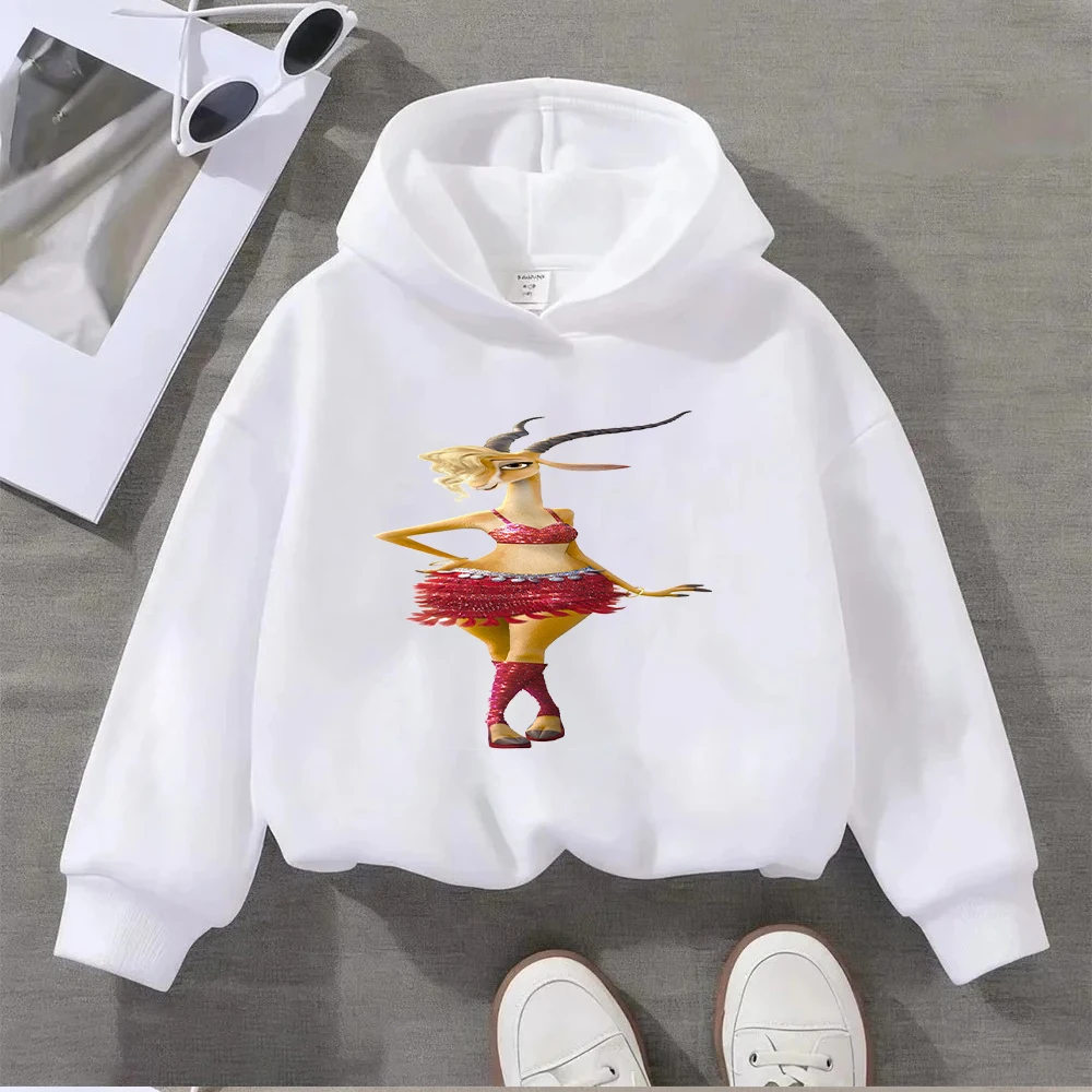 

Disney Cartoon Goat Print Women's Hoodie Casual Long Sleeve Pullover Sweatshirt Fashion Streetwear