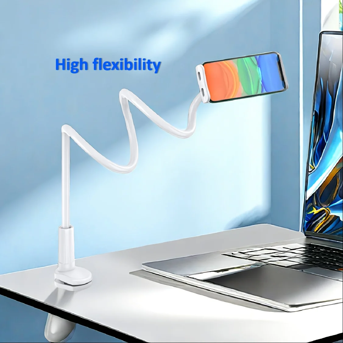 Gooseneck Tablet Mount Holder for Bed Desk Phone Holder Flexible Long Arm Clamp Tablet Stand for IPad Samsung Xiaomi Accessorie
