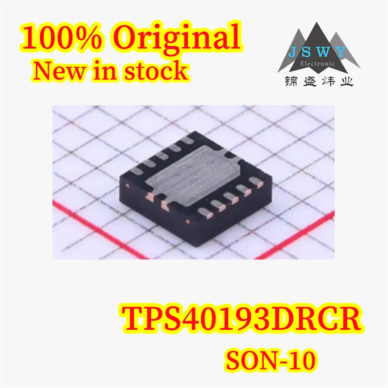 (5/20PCS) 100% New TPS40193DRCR 0193 SON10 Synchronous Buck Controller Chip, In Stock, Original Chipset