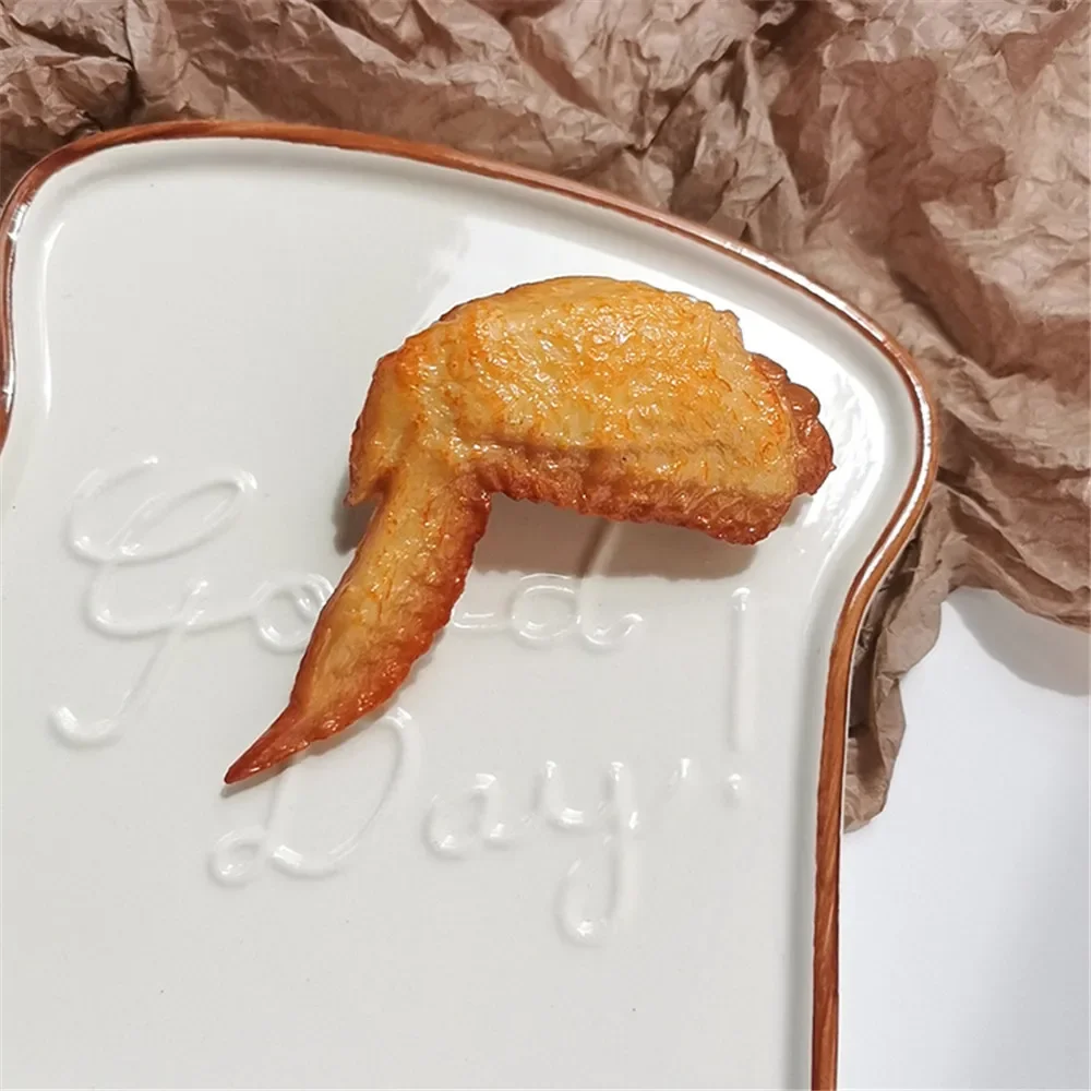 Pork Ribs Hair Accessories Simulation Food Hairpin for Women Chicken Wings Beans Clip Kelp Shrimp Fries Barbecue Hair Clips