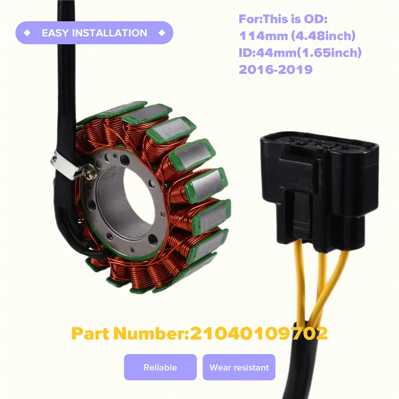 

AUTO 21040109702 Stator A/C Generator Magneto Plate For ODES UTV 1000 Dominator X2