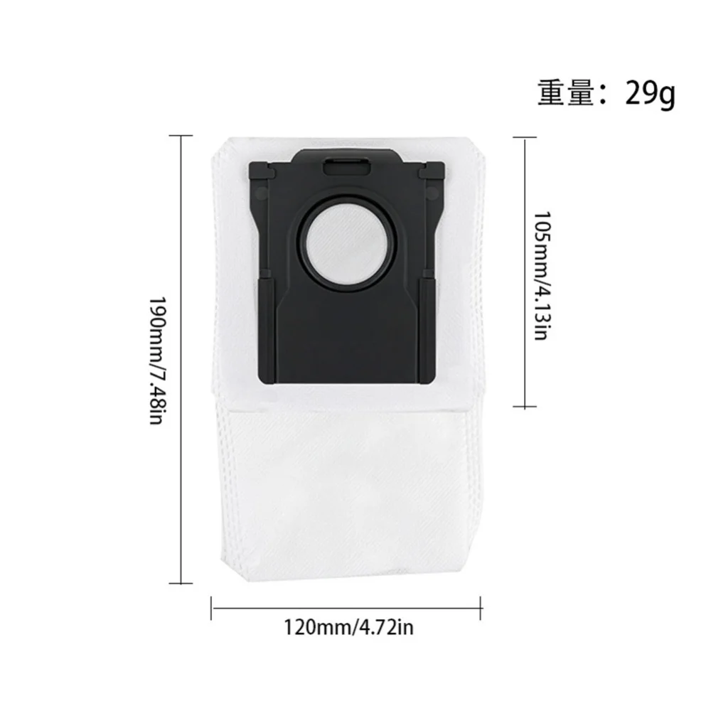 Replacement Dust Bags For Dreame L10s Pro Ultra Heat Mova E30 Ultra Robot Vacuum Cleaner Accessories Dirt Disposal Parts