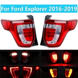 Left/Right Car LED Rear Light Rear Tail Light LED Brake Light Assembly For Ford Explorer 2016 2017 2018 2019 USA Edition