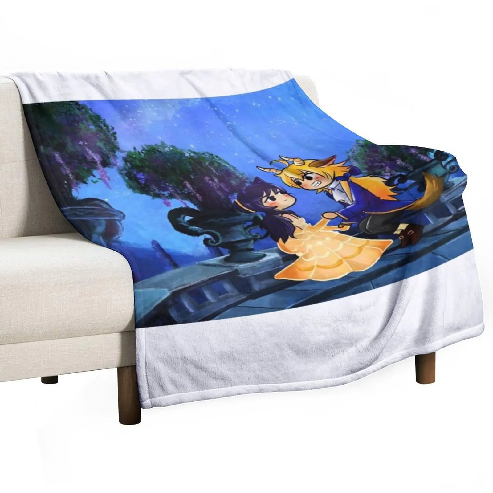 Tale As Old As Time Throw Blanket Heavy Sofa blankets and throws Plush Shaggy Decorative Beds Blankets