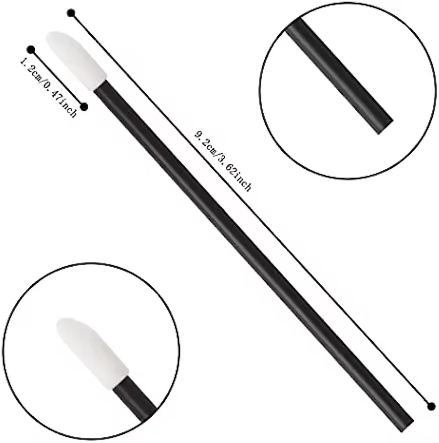 500/1000 قطعة عصي الشفاه قضيب المتاح فرشاة الشفاه فرشاة أحمر الشفاه ملمع الشفاه قضيب الصولجانات ماكياج قضيب الجمال أداة