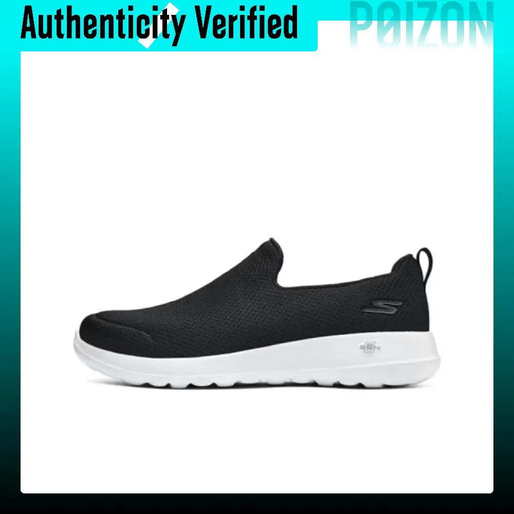 skechers-go-walk-ma-lightweight-breathable-lightweight-and-breathable-low-top-casual-shoes-men's-black-white-216236-bkw