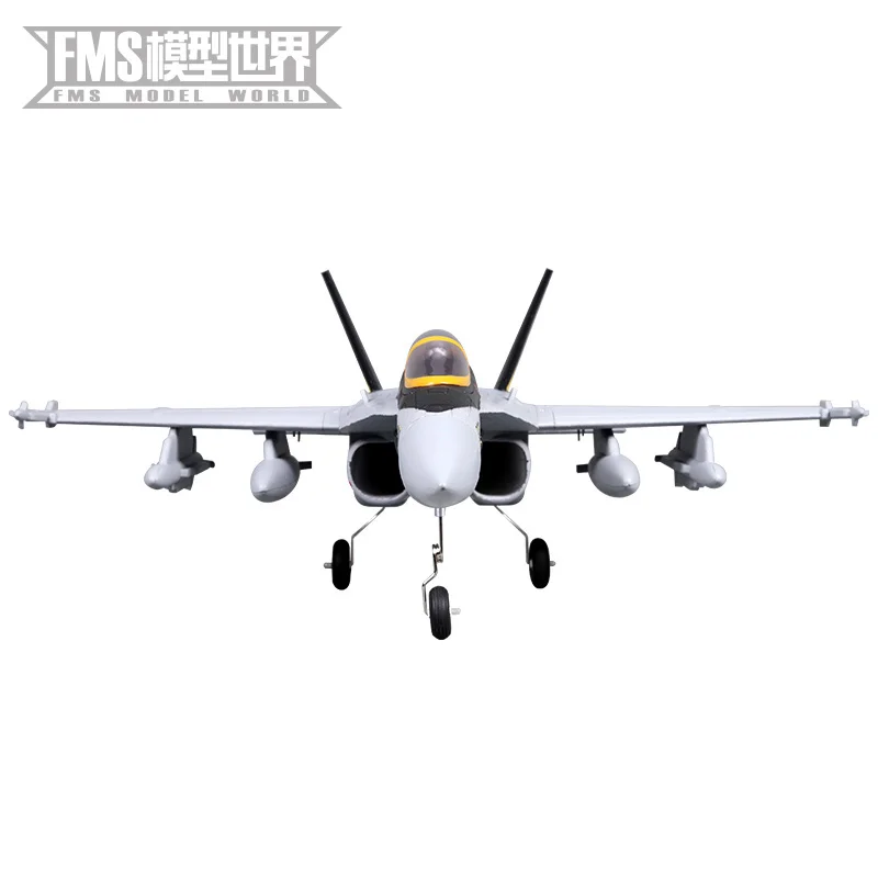 Fms 64mm F18 F-18 V2 Pnp Rc Airplane Vigilantes Ducted Fan Edf Jet Grey Scale Warbird Model Hobby Plane Aircraft Epo Foam Gifts