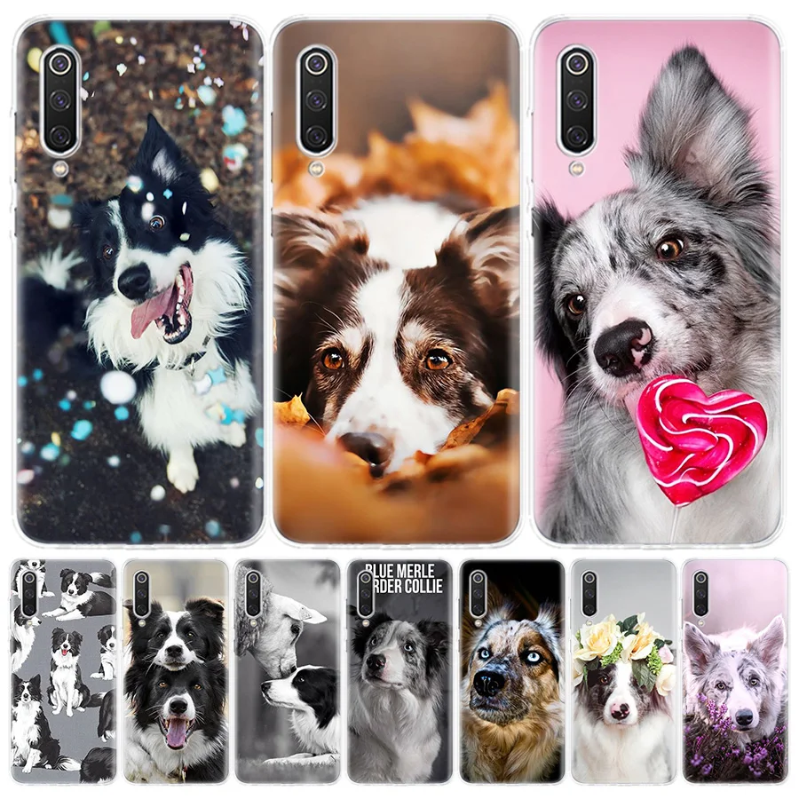 Border Collie Clever Dog For Xiaomi Redmi Note 13 12 11S 11 10S 10 Pro Phone Case  11T 11E 9S 9 8T 8 7 Plus Fundas Cover Coque N