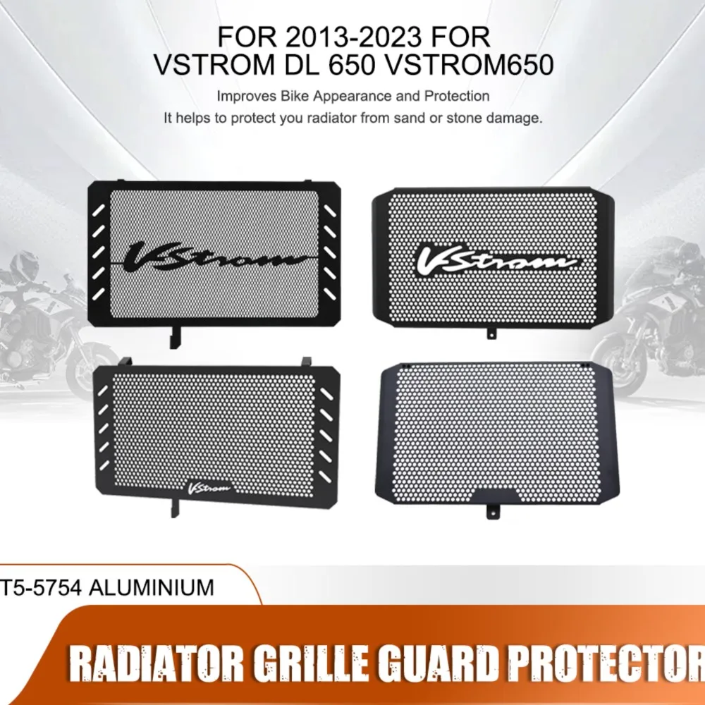 

2013-2023 For Suzuki V-STROM DL650 VSTROM DL 650 VSTROM650 Motorcycle Radiator Grille Guard Protector Grill Cover Protection