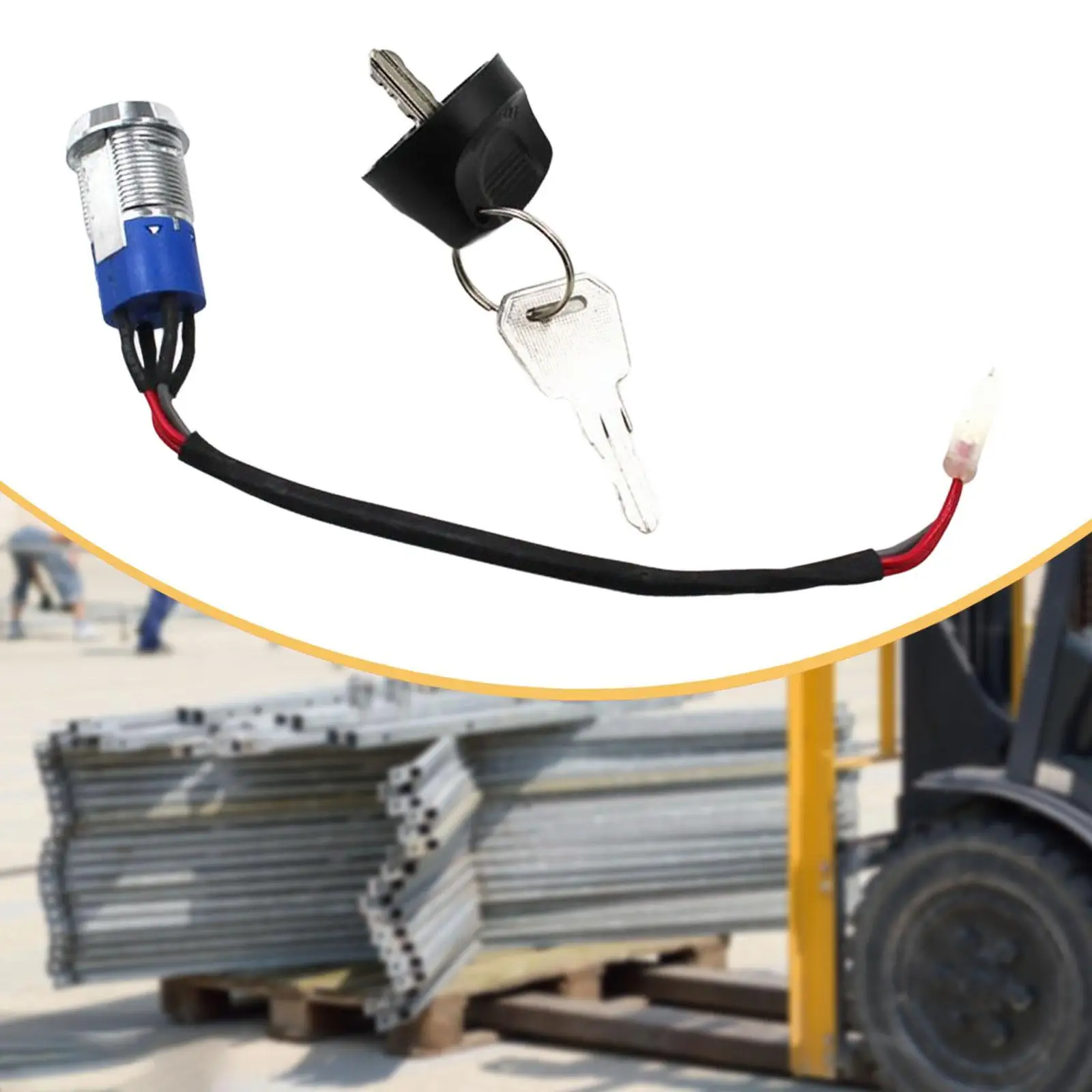 

Switch Key 111550001600 Electric Pallet Jacks Marked 118,Easy to Use,Replace Ignition Switch 1115-500016-00 for Ept20-15ET