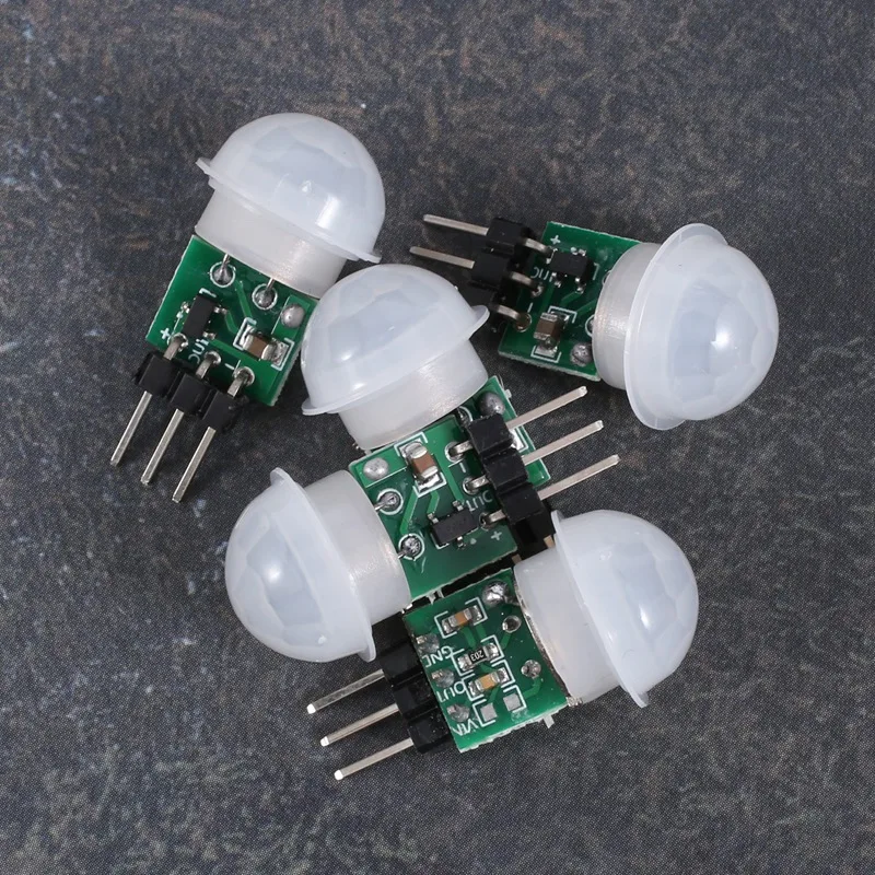 AM312 PIR Sensor، 5 Pack PIR Motion Sensor Outdoor Mini Pyroelectric Infrared PIR Human IR Sensor Module Body