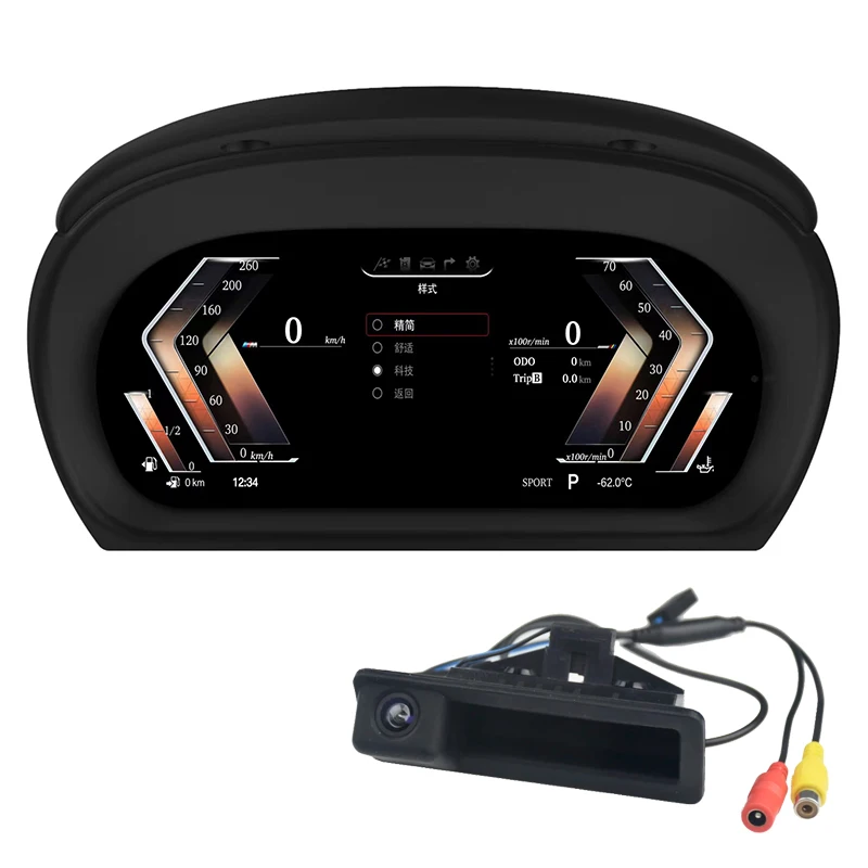 

2022 Latest Original Car Digital Cluster For BMW 3 Series E90 E91 E92 E93 LCD Speed Meter Dashboard