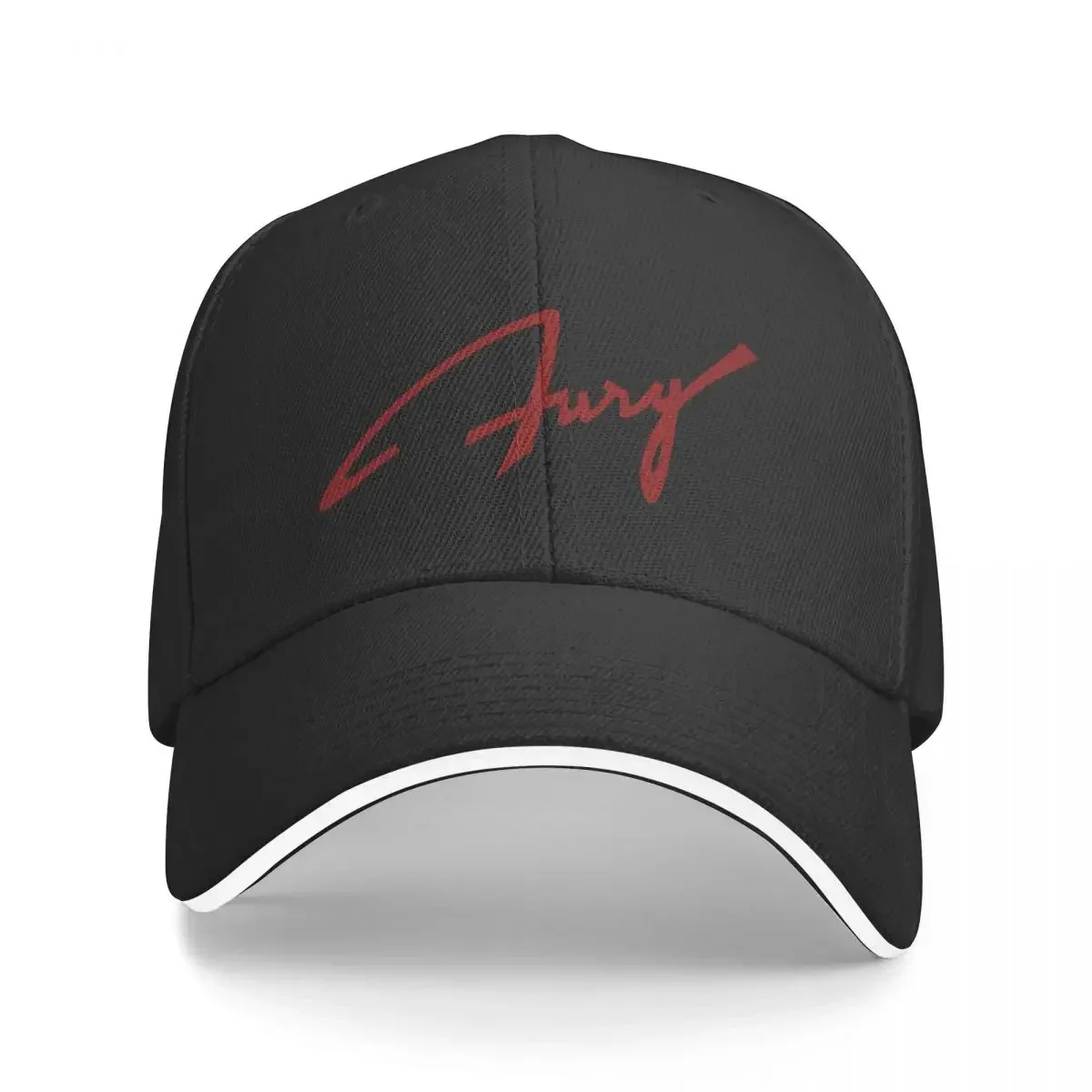 Copy of Fury Script - Blood Red Baseball Cap Hat Man For The Sun Thermal Visor derby hat Women's Hats 2025 Men's