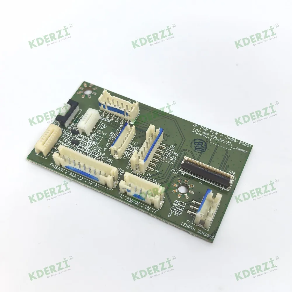 1X ADF เชื่อมต่อ PCB สำหรับ HP M631 M632 M681 M682 E67550 E67560 E67650 E67660 เครื่องพิมพ์ J1H98-80001