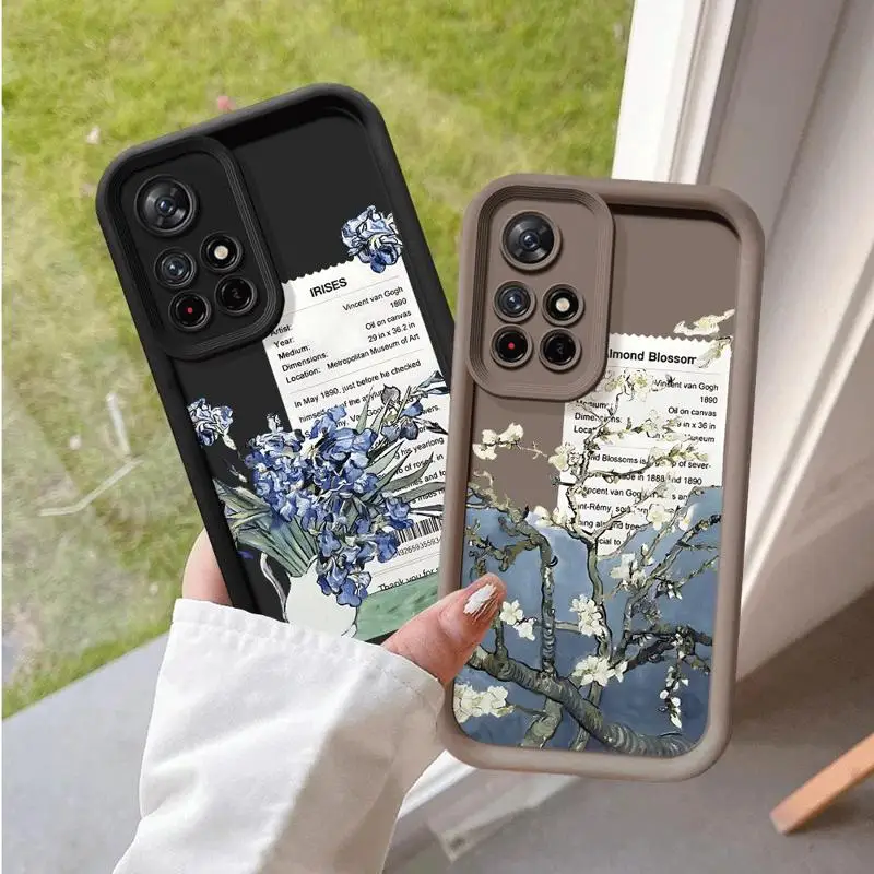 Van Gogh เคสโทรศัพท์ลายศิลปะดวงดาวสำหรับ Xiaomi redmi 9A 9C 10 10A 10C 12 4G A1 12C ฝาครอบเนื้อนิ่ม A2