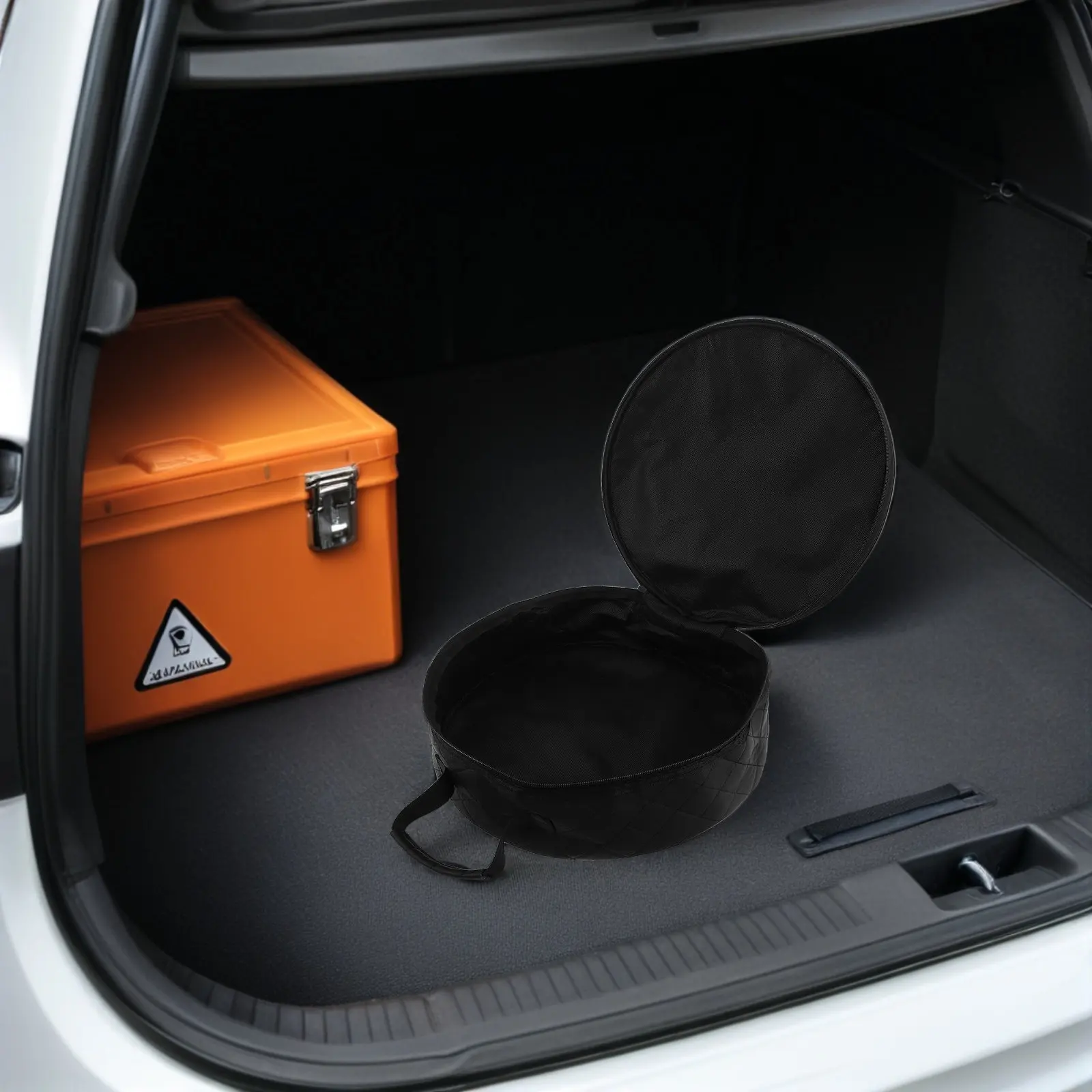Ev Charger Storage Bag High-Density Compact Portable Car Trunk Organizer for Electric Vehicle Charging Cable Adapter Protective