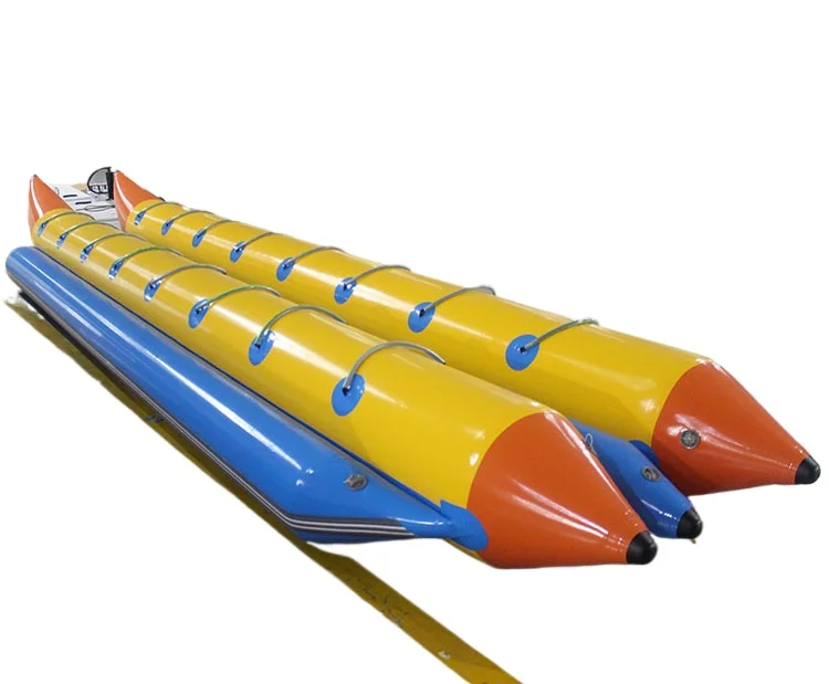 Towable pvc inflatable banana boat for water games