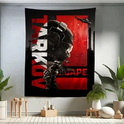 Escape From Tarkov Game Tapestry Art Printing Japanese Wall Tapestry Anime Wall Hanging Home Decor