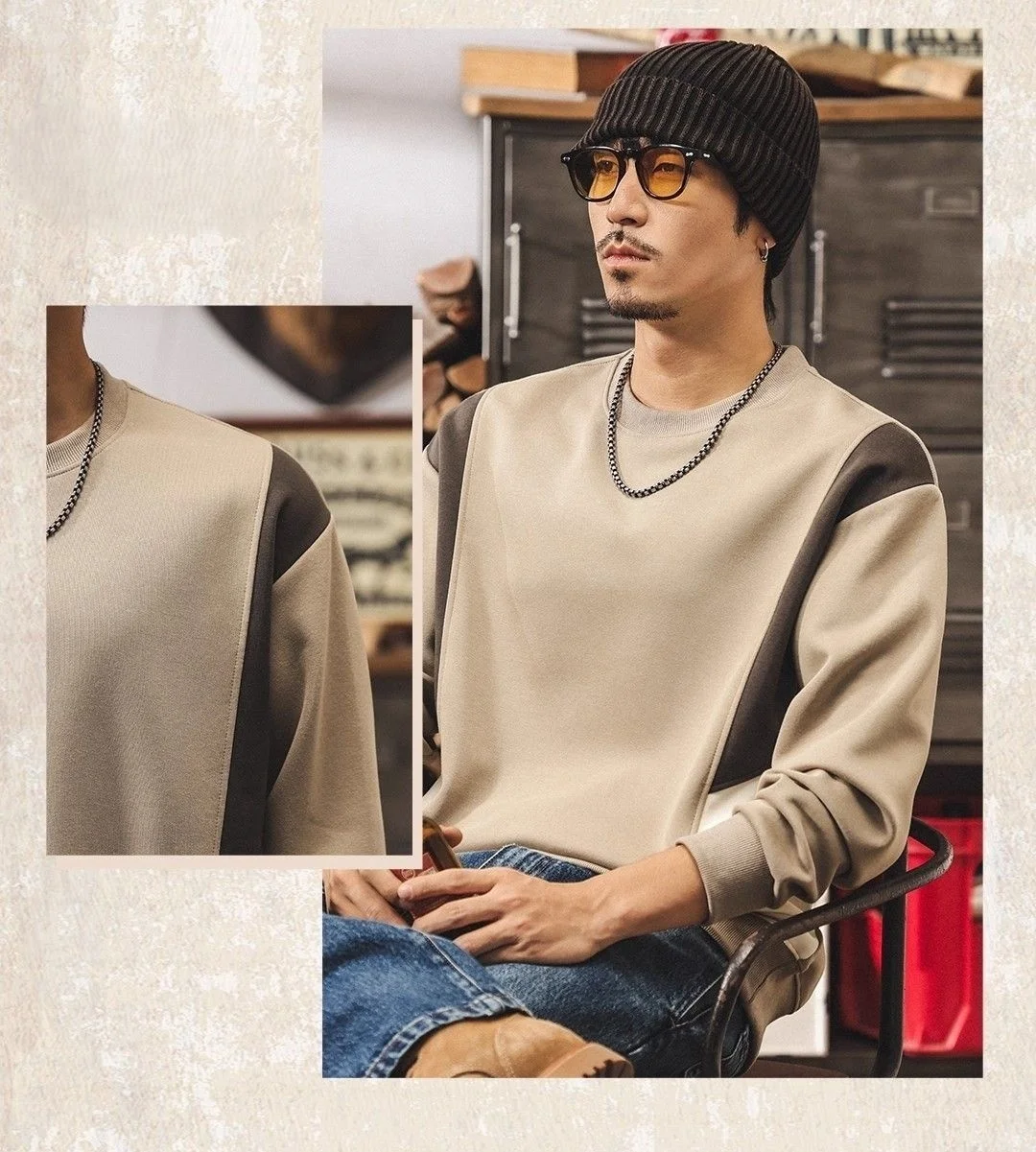 

Мужские толстовки без капюшона: многослойная конструкция с различной толщиной для защиты от непогоды и термоизоляции