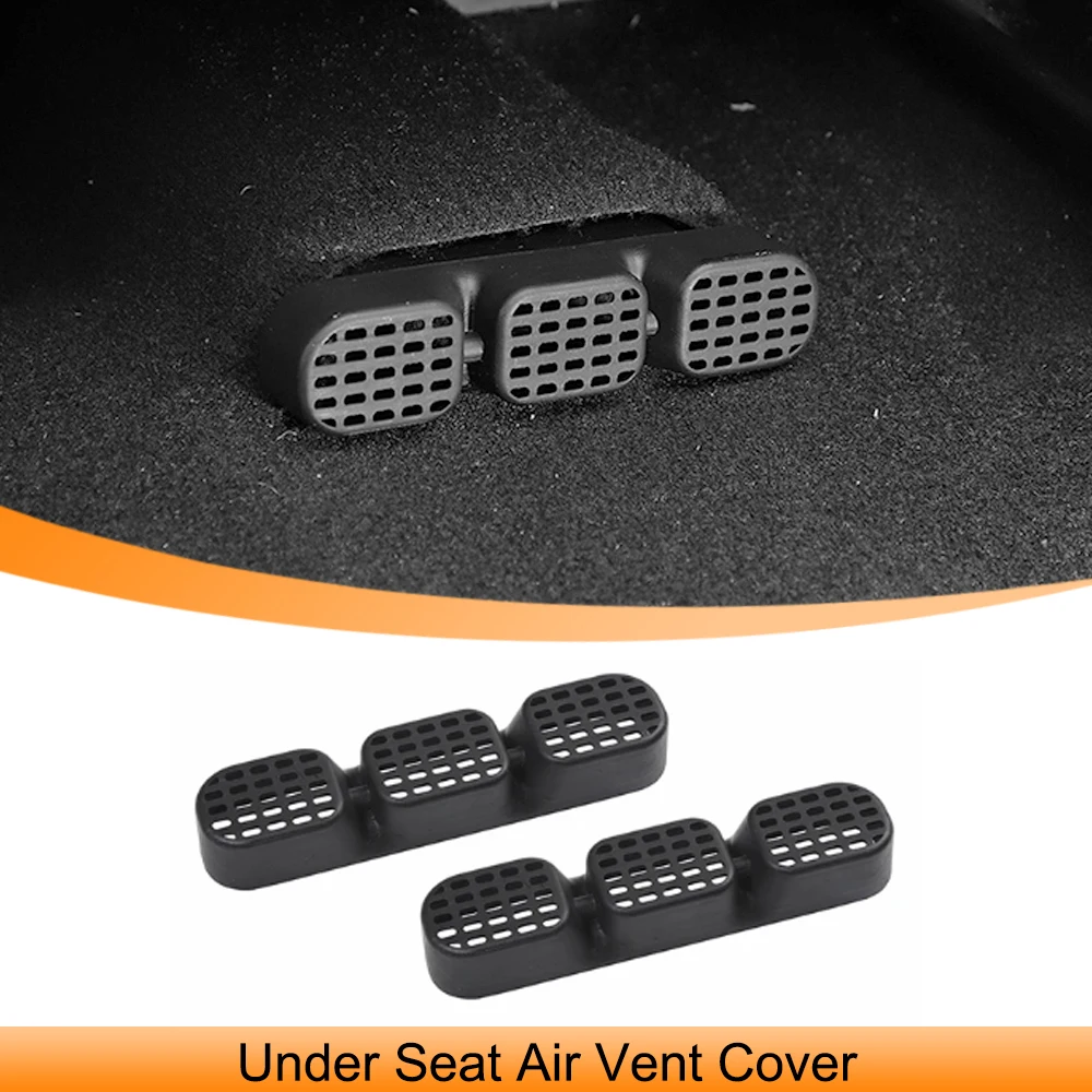 

Car Under Seat Air Conditioning Vent Protective Cover Outlet Trim Anti-dust for Ford Bronco 2021 2022 2023 Interior Accessories