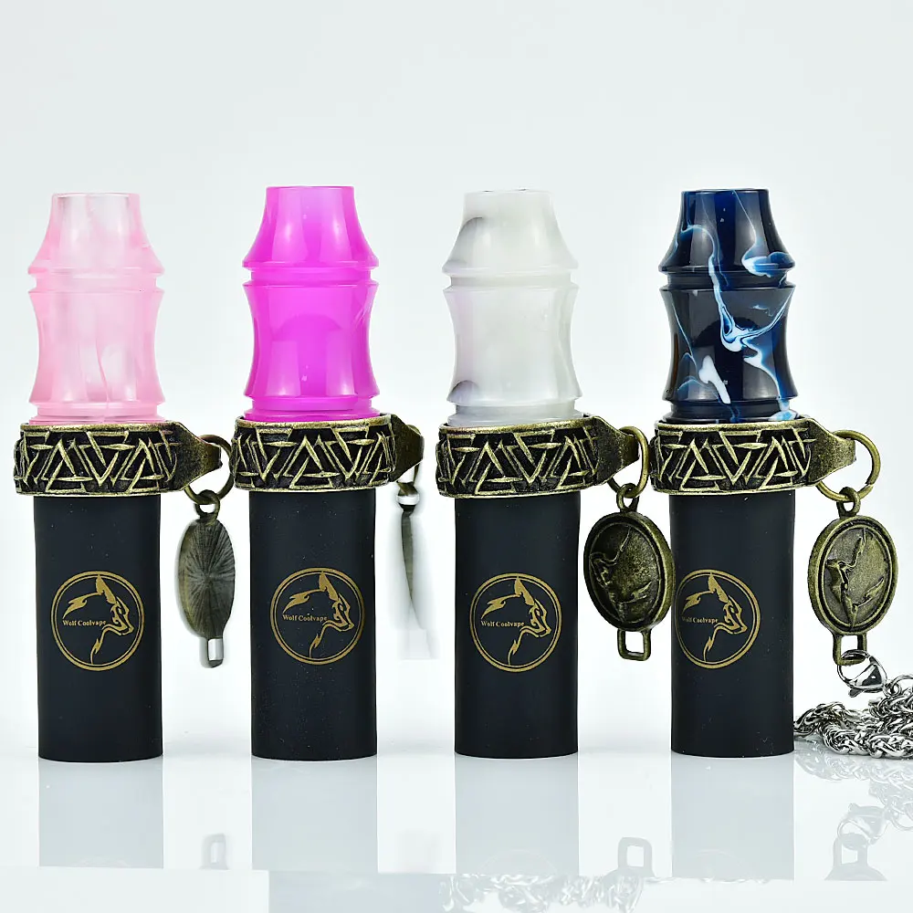 wolfcoolvape Resin MouthTips Hookah Mouthpieces hookah tips hookah personal mouthpiece For Sheesha Chicha Narguile Shisha