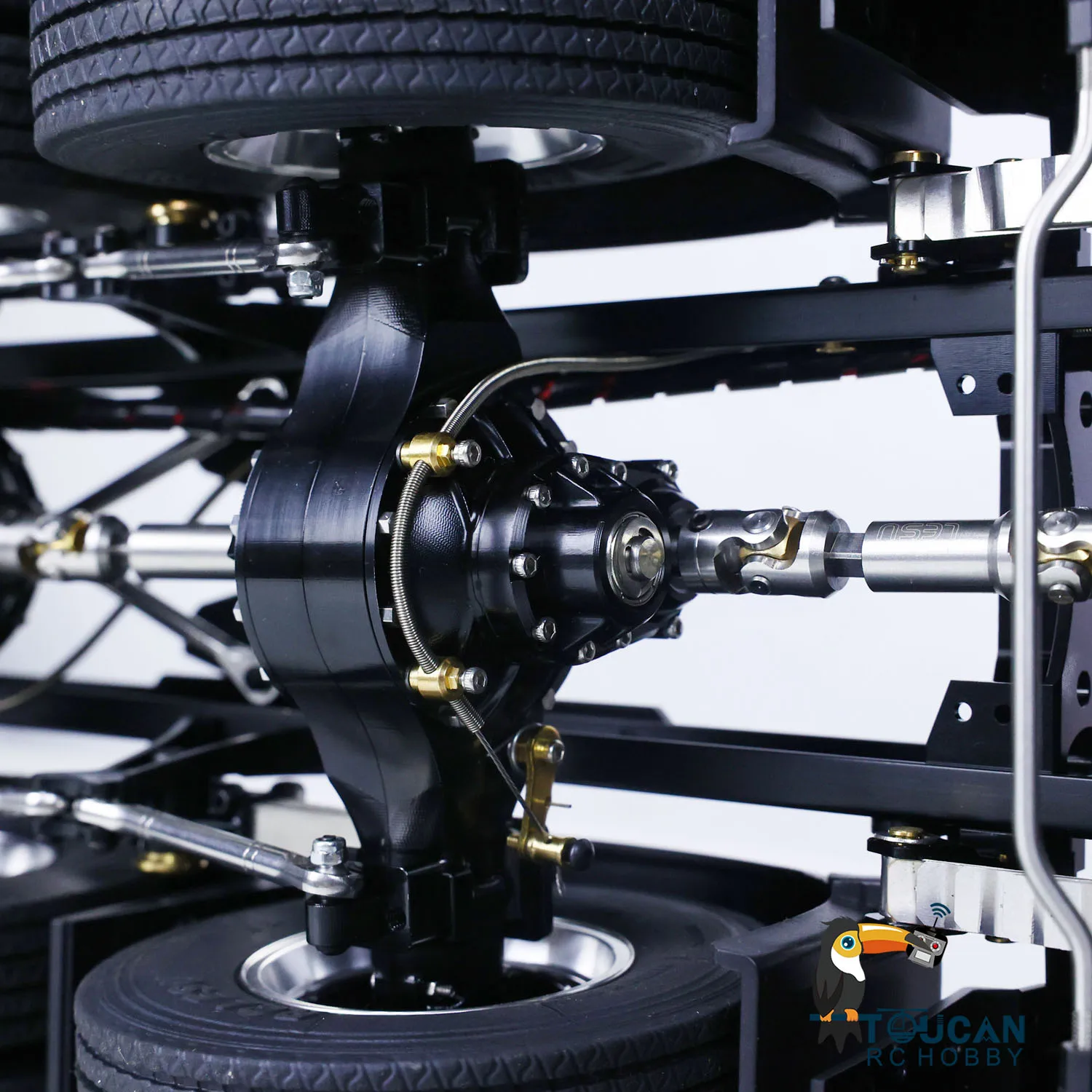 

1:14 LESU Metal Chassis RC Tractor Trucks Car Finished Model Toucanhobby DIY Cab W:O Remote Controller Toys for Boys Thzh1508