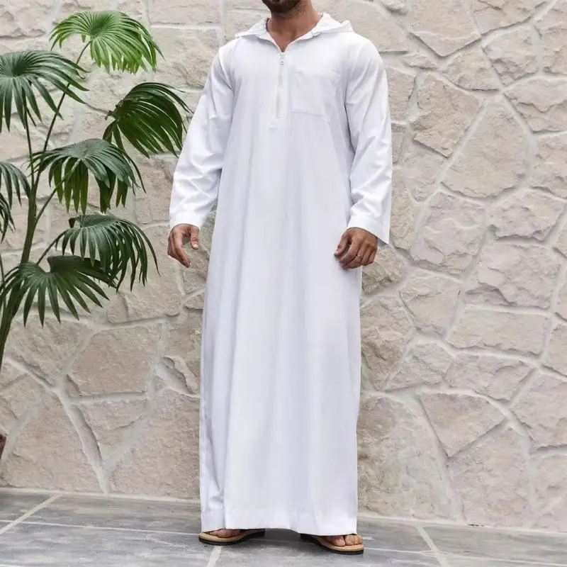 Y3NE – Robe longue à capuche pour hommes, en Polyester, confortable, utilisation en extérieur