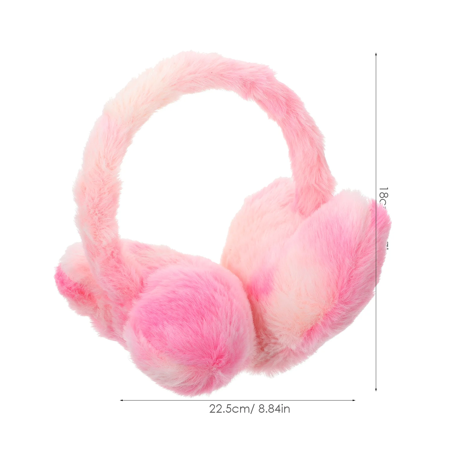 Warm Earmuff Fuzzy Ear Muff Heart Shape Ear Warmer Winter Pink Cute Earmuff Ear Cover For Women Kids Outdoor Ski Running