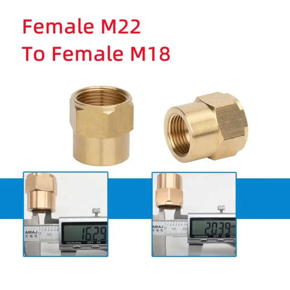 

1 шт. 3/8 "1/4" M14 M18 M22 разъем для шланга с резьбой, фитинг для шланга, штуцер для шланга, переходник «папа-мама», F/M, латунные переходные соединения