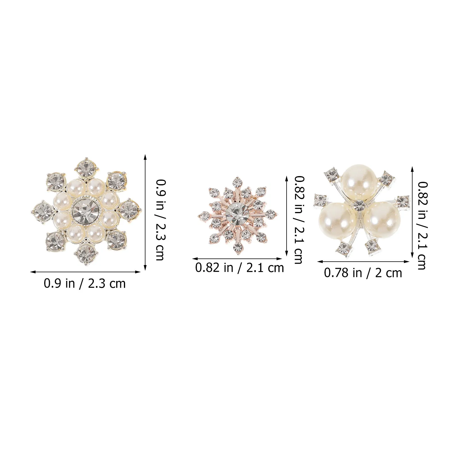 40Pcs Rhinestone Charms Bridal Headpiece Flatback Craft Embellishments DIY Jewelry Making Accessories Charms Jewelry Supplies