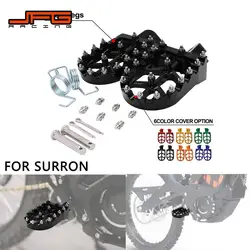 Pedane moto pedane poggiapiedi pedali per Surron Sur-Ron Light Bee Electric Dirt Bike