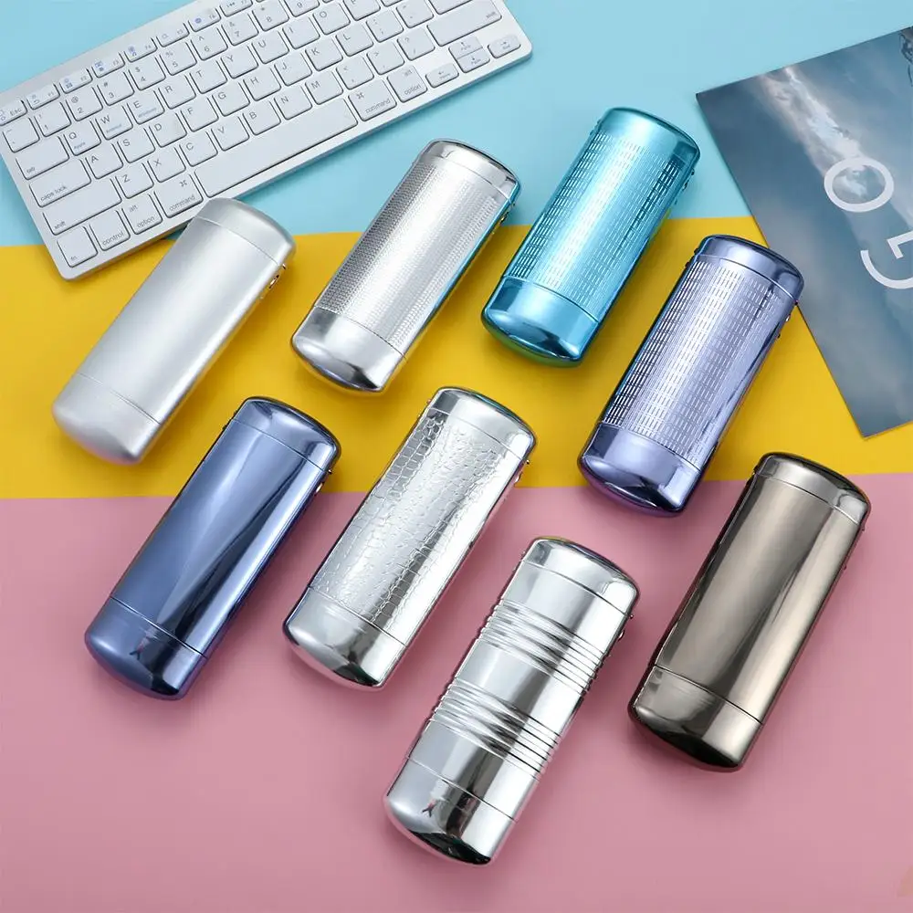 New Fashion Hard Metal Superior Aluminum Glasses Case Capsule Flip Top Portable Eyeglasses Box Glasses Holder