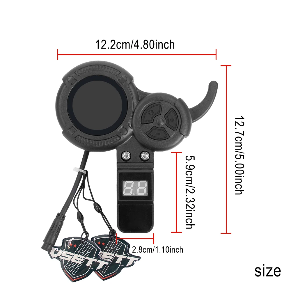 Display Trigger LED Accelerator Throttle & NFC Card For VSETT 8 8+ 9 9+ For ZERO 8 9 10 8X 10X Z8PRO Electric Scooter 6Pin Plug