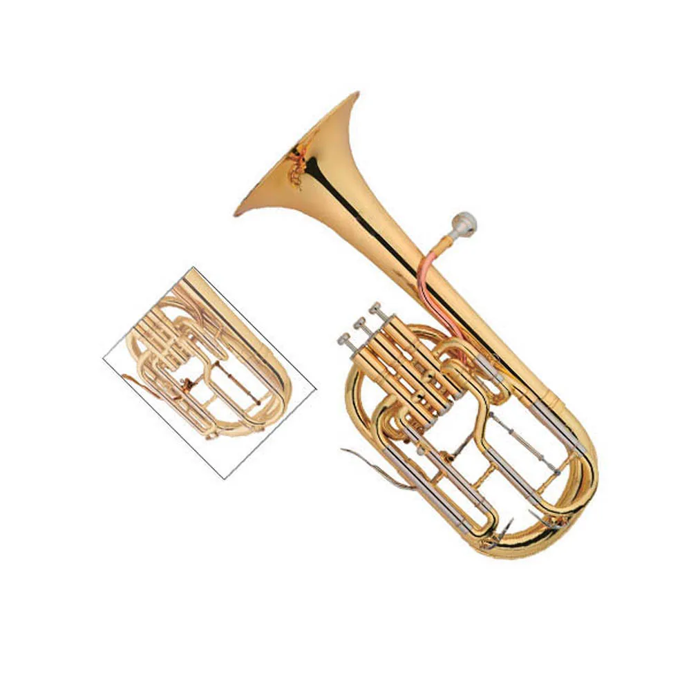 

Tide Music E flat Alto Horn with trigger gold lacquer