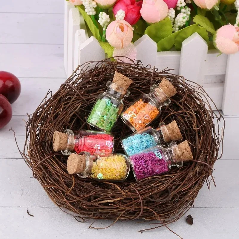 10/100Pcs Mini Clear Glass Bottles with Cork Stopper Message Bottles for Wedding Birthday Party Decoration DIY Jars Vials Gifts