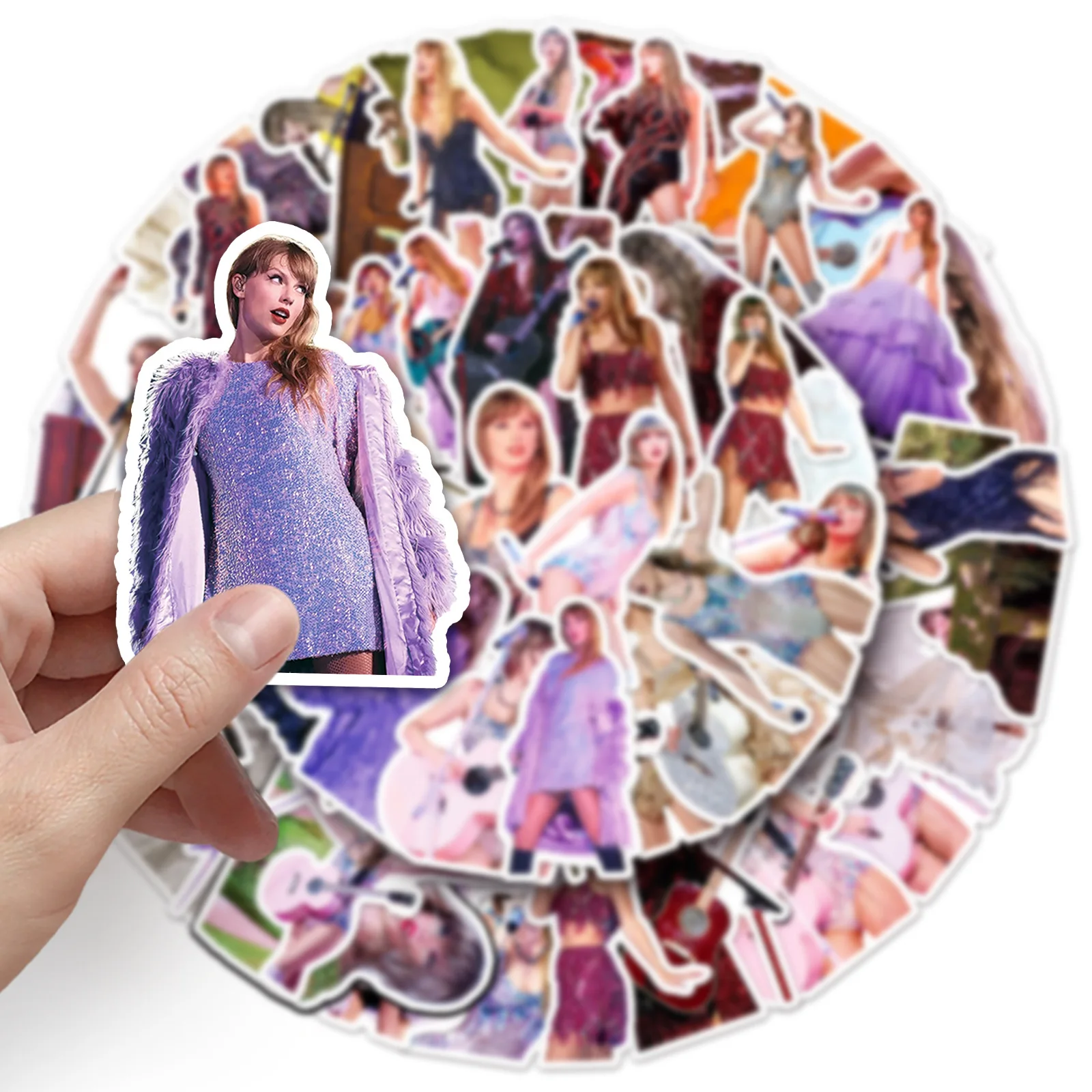 

10/52PCS Singer Taylor Concert Graffiti Stickers Decoration Decals Music Toys Fans Gift DIY Water Cup Stationery Box Scrapbook