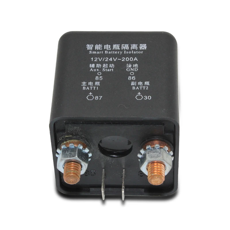 

Motorhome Auto Camper Accessories 200A Smart Battery Isolator Dual Battery Combiner 12V/24V Caravan Accessories TYTXRV