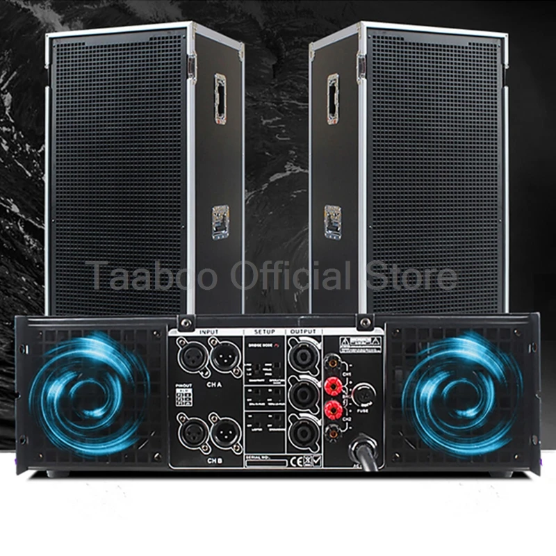 Wzmacniacz mocy HIFI Home Audio 2 kanały 1500W + 1500W wzmacniacz subwoofera dużej mocy dla odtwarzacza muzycznego Karaoke obsługa 110V 220V