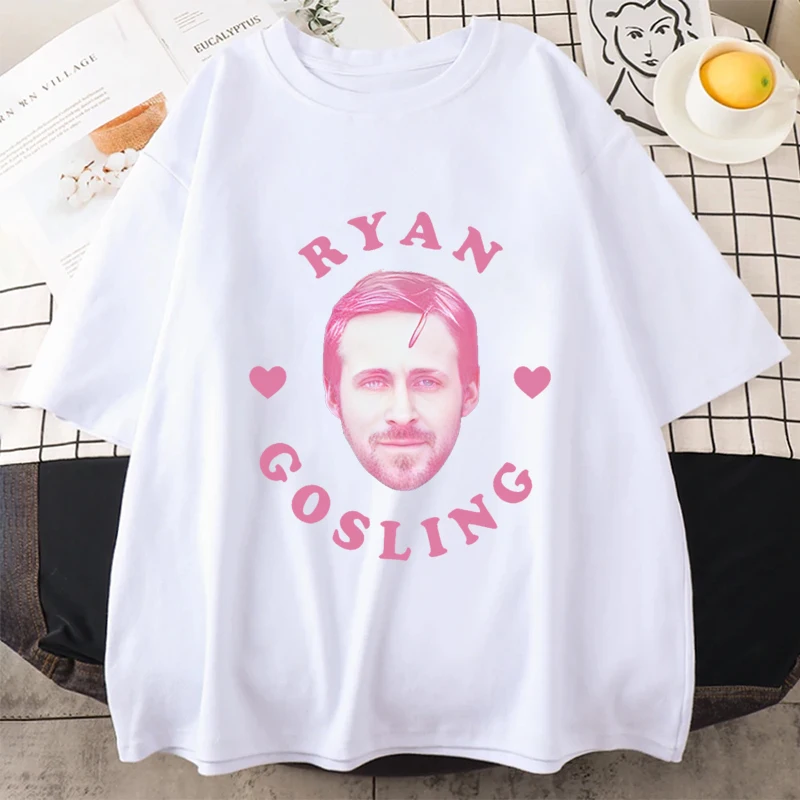 I Love Ryan Gosling Meme Graphic clothes Men\'s classic Fashion High Quality T-shirt Unisex Cotton Oversized TShirts Streetwear