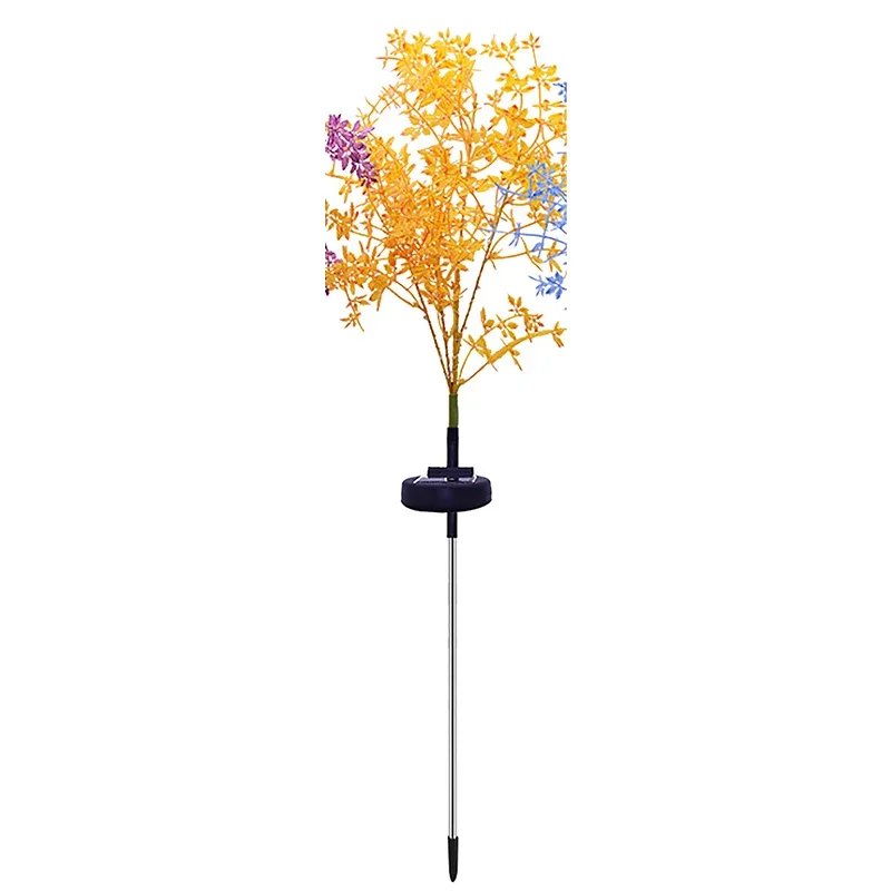 

1Pc Outdoor Solar Rose Grass Lamp, Solar Led Lights For Park Lawn, Courtyard Road